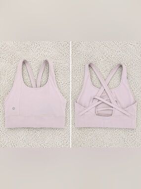 lululemon athletica Dusty Pink Strappy Sports Bra